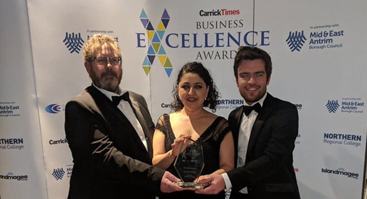 Yelo named 'Best in Export' at Carrickfergus Business Awards